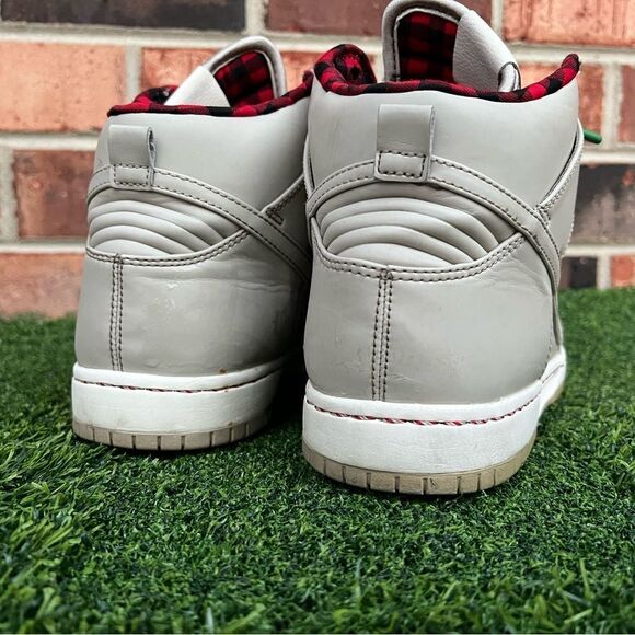 Nike Mens Dunk High Ultra String  Shoes Gray 845055-201 2016 size 8.5 - Picture 6 of 8